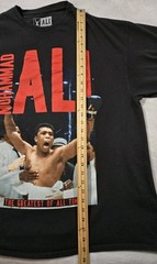 Mens Muhammad Ali Greatest Of All Time Short Sleeve T Shirt Black 2XL XXL