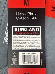 Kirkland Signature Men’s Lot of (3) 100% Pima Tee Pick Your Size & Color NWT