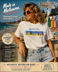 Vintage 1980s Australian Made QLD T-Shirt | New Old Stock | Made in Melbourne