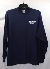 Vintage Wal-Mart Supercenter Store 336 Shirt L Long Sleeve Jerzees Workwear