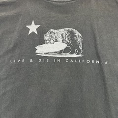 Streetwear Supply Super Max Heavy Cotton Black California Beach Shirt Size 4XL