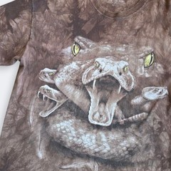 The Mountain Rattlesnake Tie Dye Tee Mens XL Brown Shirt Nature Animals Outdoors