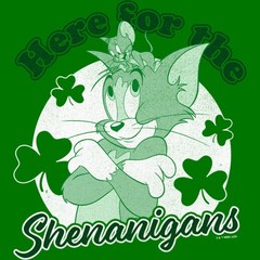 Men’s Tom and Jerry Here for the Shenanigans T-Shirt