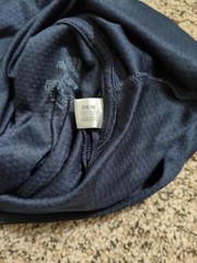 Adidas Short Sleeve Shirt Men Medium Blue Mesh Hooded Jersey FreeLift Climalite