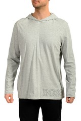 Hugo Boss Men’s “Identity LS-Shirt H.” Hooded Long Sleeve T-Shirt US 2XL IT 56