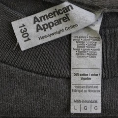 American Apparel Kato Los Angeles Lunar New Year Gray T-Shirt Adult Size Large