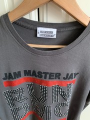 Anthill Rockware Jam Master Jay Grey Embellished – T – Shirt -New Look-Size 14