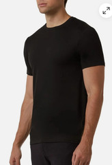3 PACK – 32 DEGREES COOL MEN’S SHORT SLEEVE CREW NECK SHIRT BLACK Large