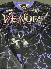 Neff x Marvel Venom Jersey Men’s Size Large Black Purple Embroidered NEW