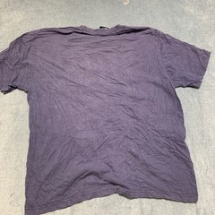 Tommy Hilfiger T Shirt Mens Large Purple Flag Graphic Crew Neck Short Sleeve