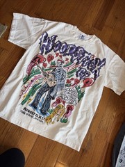 192 Warren Lotas Woodstock Peace White Tee Shirt Men’s – Size XL Flaw