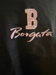 BORGATA COLLECTION “Borgata Hotel Casino Spa” T-Shirt BLACK Size L•VINTAGE 2000
