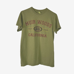 econscious Muir Woods California T-shirt Men’s Small Green Nature Outdoor Trees