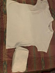 3XL HANES white tee shirts (3 COUNT)