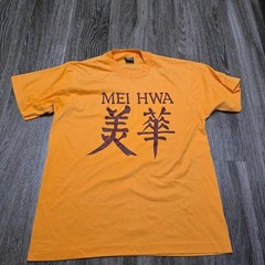 fresh mandarin-colored shirt