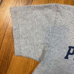 Vintage 90s Yikes Graphic T Mens M Gray Penn State University Cotton Blend