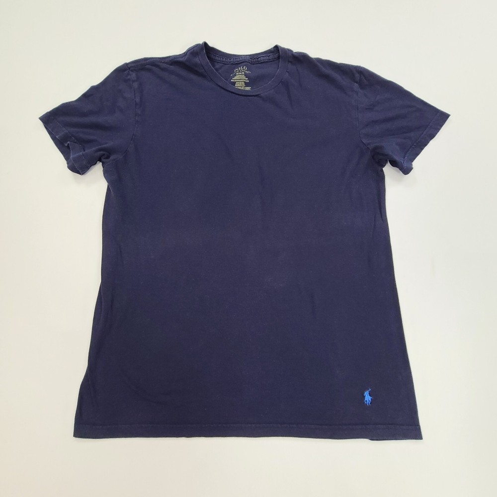 Ralph Lauren Polo Shirt Adult Medium Blue Casual Outdoors Comfort Mens