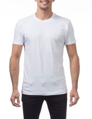 PRO CLUB MENS LIGHTWEIGHT T SHIRTS 5 X-Large BLK WHITE