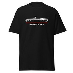 Mustang Convertible 1965 Classic Small Block Cruising Graphic Tee T-Shirt Gift
