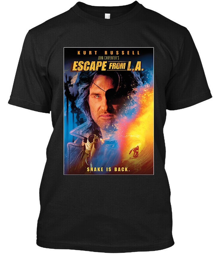 Limited New Popular Escape from L.A. American Action Graphic Logo T-SHIRT S-4XL