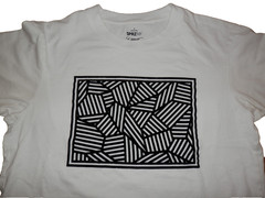 Uniqlo SPRZ NY Sol Lewitt MoMA Special Ed Mens Small Shirt w/ Raised Velour