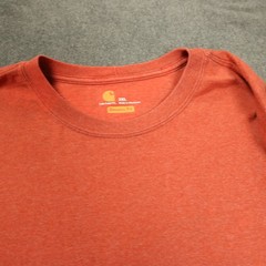 Carhartt Long Sleeve Tee Shirt COLOR VARIES Logo Spellout Sleeve Dark Orange 2XL