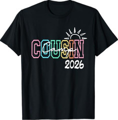Cousin Camp 2026 Summer Family Vacation Camp Beach Vacation T-Shirt