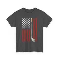 Golfing T-Shirt, American Flag Golf Sports Lovers Golfer Women Men Shirt