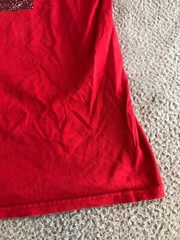 Nike Shirt Men’s Large Red Short Sleeve Crew Neck Square Logo Graphic Tee