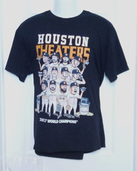 Undefeated Houston Cheaters 2017 World Champions Black T-Shirt Large