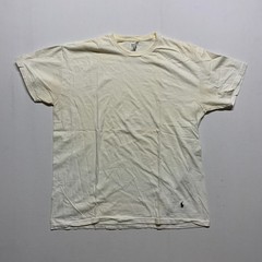 Lot of 2 VTG Polo Ralph Lauren Cream Shirts XL 0 Combed Cotton USA Components