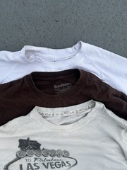 Brown Scale Neutral Color cropped Shirt Bundle, Size M