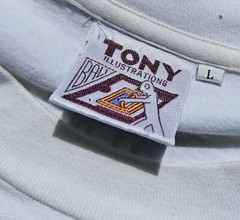 Tony Illustrations Bali Indonesis tee shirt t-shirt preowned sz L Large 1