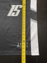 No Lacking Brand Jersey #15, Black, Size: Medium