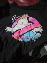 Ghostbusters Loot crate T-shirt Neon Colors Logo Limited Edition Tee Movie Shirt