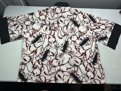 Drug Honey Zip Blouse Anime Japanese Mask Unisex SEE Measurements For Size