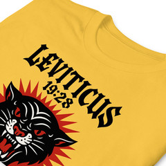 Leviticus Tattoo Shop, Biblical Ink Master, Historial Art, Printed T-Shirt