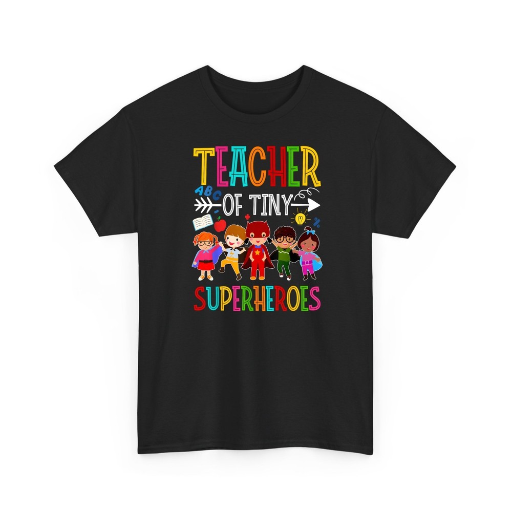 Kindergarten PreK Teacher Of Tiny Superheroes T-Shirt