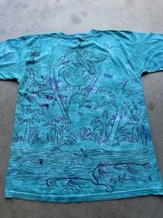 Vintage 90’s Disney Blizzard Beach All-Over Print Tie-dye Blue Size XL