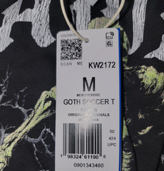 NEW MEN’S ADIDAS ORIGINALS TEAMGEIST SKELETON TREFOIL SHIRT ~SIZE MEDIUM #KW2172