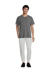 ATHLETIC WORKS Men’s Size 3XL Tri-Blend Short Sleeve Tee • Charcoal Heather
