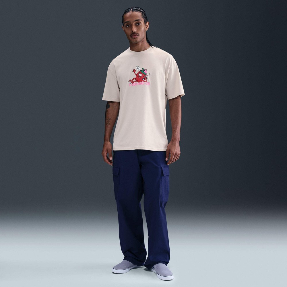 Nike SB Max90 Strawberry Tee : Light Bone