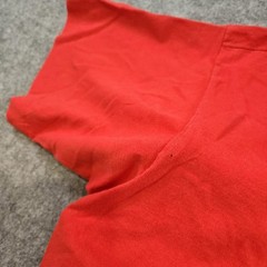 VTG Perry Ellis T Shirt Mens XL? Red America Tractor Graphic 90s Single Stitch