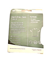 BOODY MEN’s CREW NECK T SHIRT WHITE Size M New SHIP FROM USA