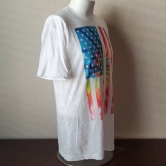 Hybrid Apparel Tie Dye American Flag Graphic T-Shirt Men’s Size Large EUC