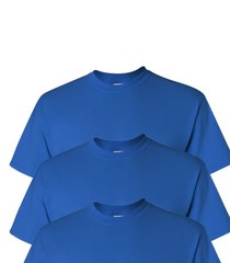 Gildan T-Shirt Men’s Short Sleeve Heavy Cotton Solid Blue 3XL