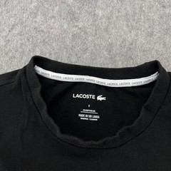 Lacoste Mens Logo T Shirt Black Graphic Size S