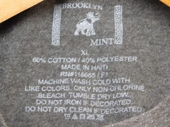 Brooklyn Mint T-Shirt Mens XL Gray Notorious BIG Graphic Hip Hop Rap Biggie