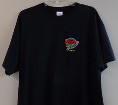 IHL Hockey Detroit Vipers Embroidered T-Shirt S-6XL, LT-4XLT Red Wings New
