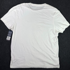 NEW True Religion Mens XL Graphic T-Shirt White Metallic Drippy Horseshoe NWT